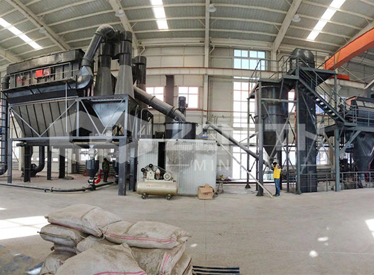 Limestone and Calcite processing by XZM244 mill