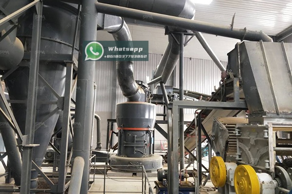 MTW175G Trapezium Grinding Mill installed at a phosphate processing plant