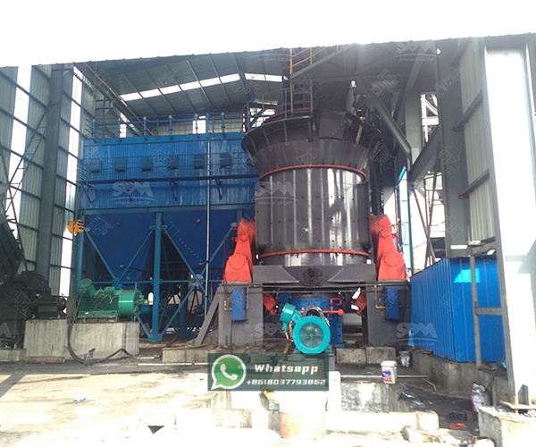 Zenith LM Vertical Grinding Mill installed in a cement clinker grinding line