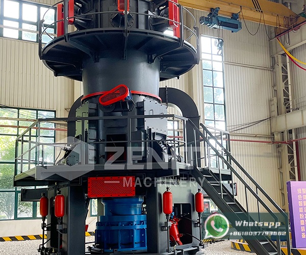 Bentonite grinding process diagram with crusher, mill and classifier
