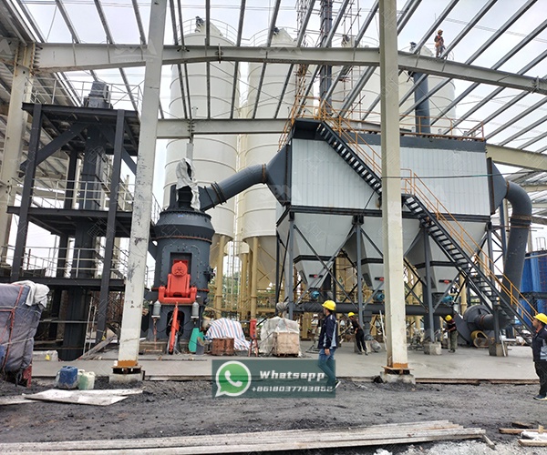 Calcium carbonate milling line with vertical mill for paints and coatings in Vietnam
