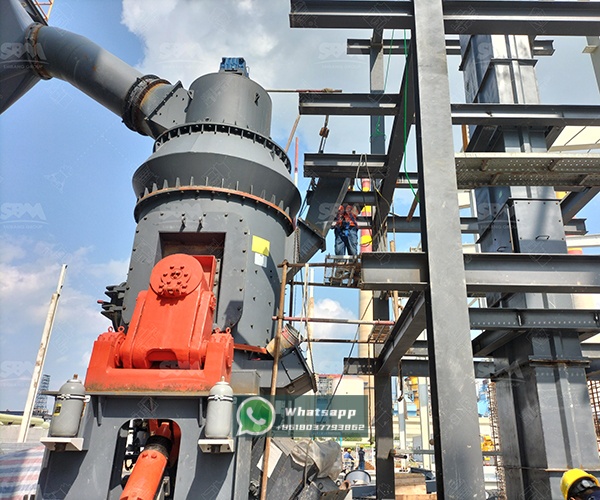 LUM Ultrafine Vertical Mill for grinding calcite in plastic industry