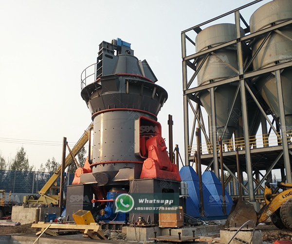Zenith LM Vertical Grinding Mill in a mineral powder plant