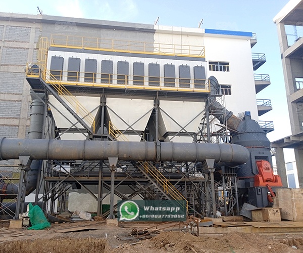 LM Vertical Grinding Mill installed in a limestone powder production line